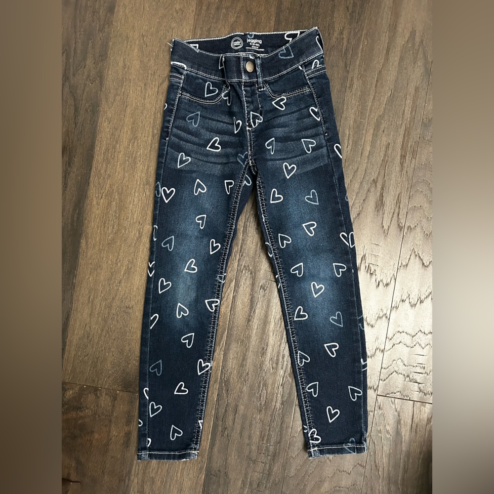 Girls heart jeggings